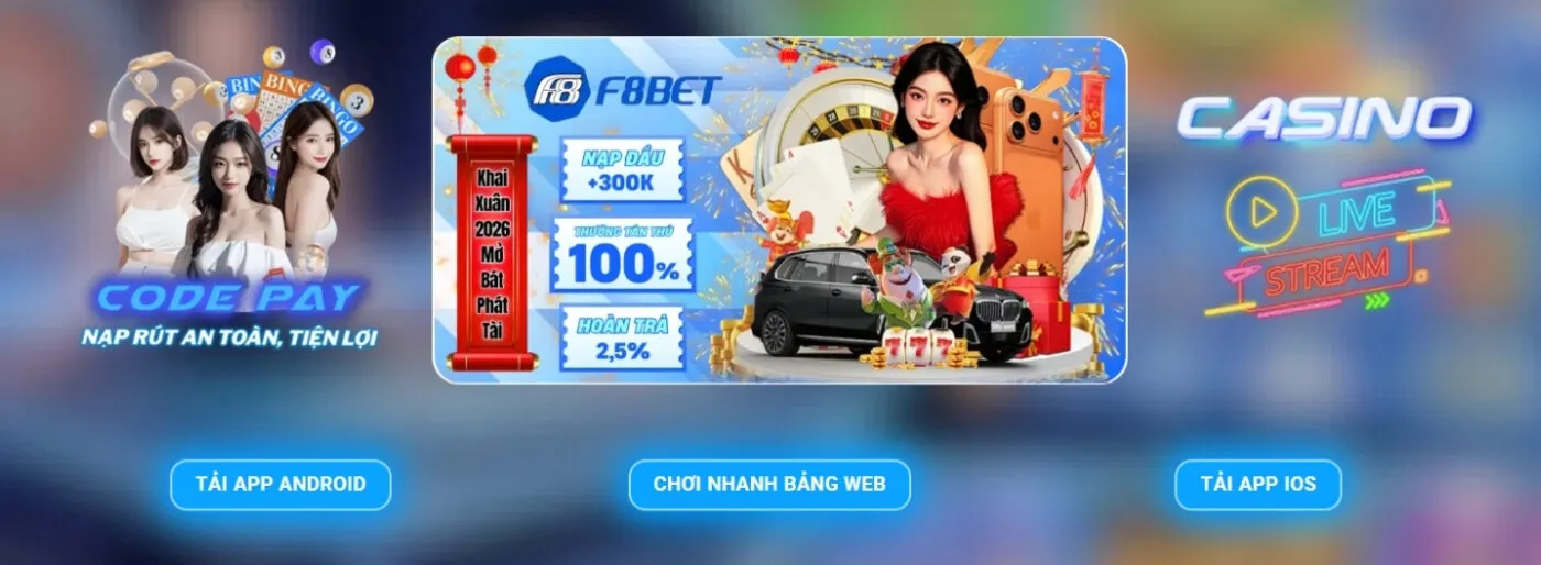F8BET - Link Vào Nhà Cái F8Bet Uy Tín Chính Thức 2026 ĐK T2 + 888K
